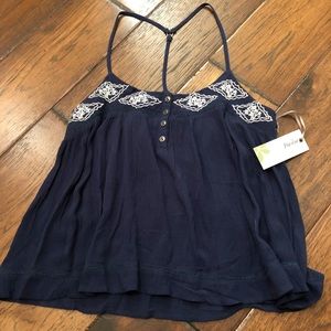 Navy blue tank